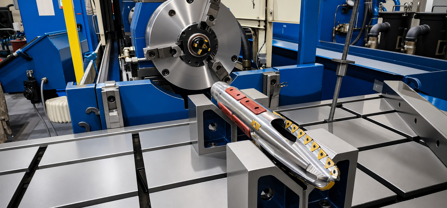 BTA cutting tool prepared on a specialist deep hole drilling machine